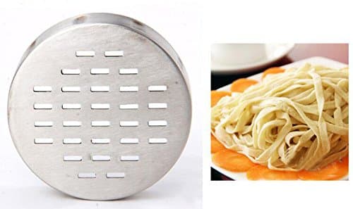Newcreativetop Stainless Steel Manual Noodles Press Machine Pasta Maker with 5 Noodle Mould by Newcreativetop