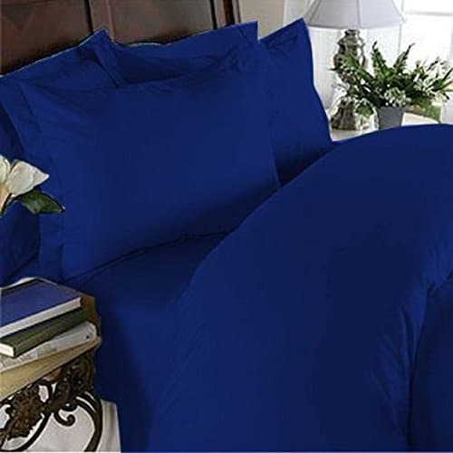 Aloe Vera Bamboo Sheet Set 1800 series Queen (royal blue)