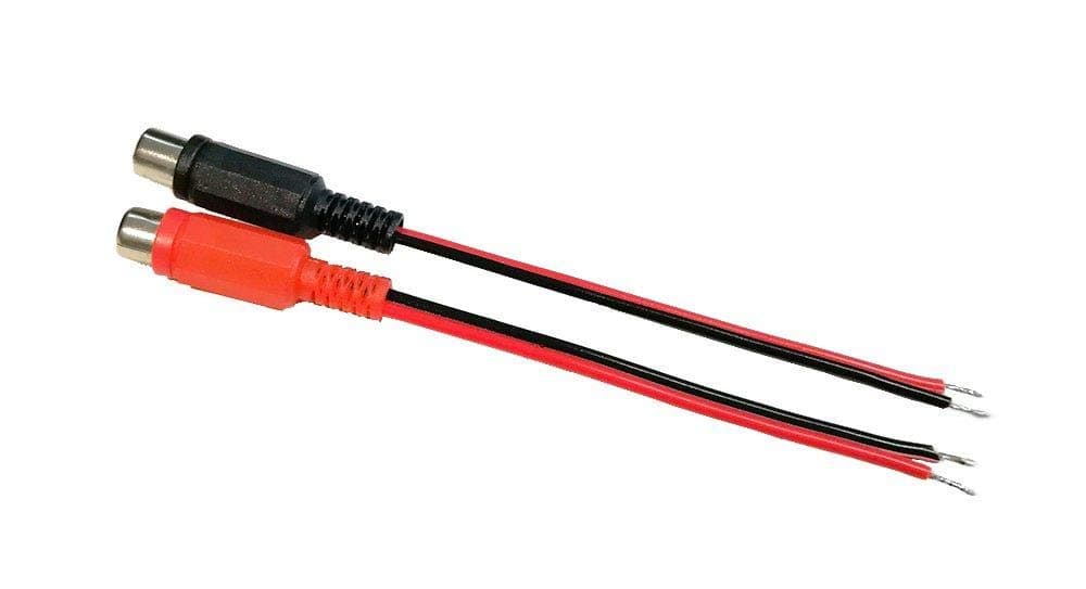 fmuserSpeaker Wire to RCA Adaptor for High-Level Signal Connection to Amp