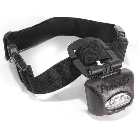 Lighted Dog Collar, Lights 200 Feet Forward, See Where You Step