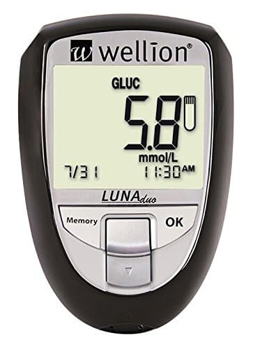 Cholesterol and Glucose monitor ideal for home monitoring. Meter made in Austria and of a high standard. This kit contains the meter, case, batteries plus Cholesterol strips & 25 Glucose strips