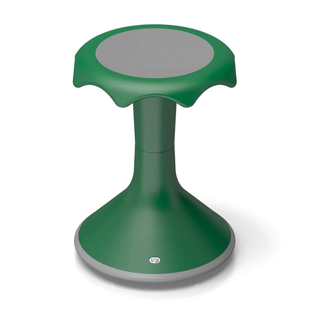 Hokki VS America Stool, Flexible Ergonomic Seating Stool for Kids and Adults, 18" Seat Height, Green