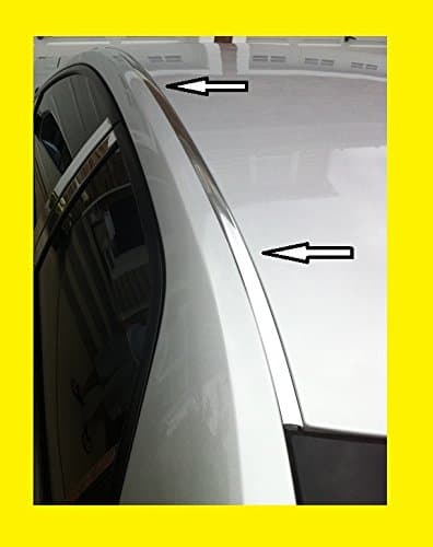 2008-2016 Chevy Cruze Chrome Roof Trim Molding Kit 2009 2010 2011 2012 2013 2014 2015