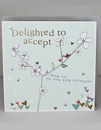 Molly Mae Delighted To Accept Wedding Acceptance Cards (CB56)