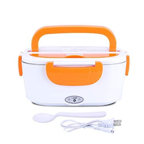 Ladila Lunch Box with Heating Portable Electric Heating Food Warmer Heater Rice Cooker Container Food Warmer Tiffin