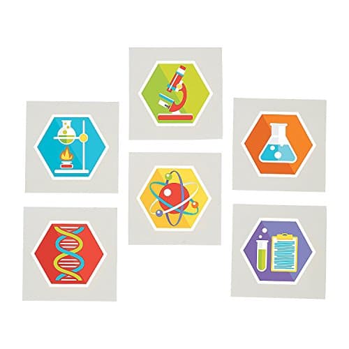 Science Party Tattoos