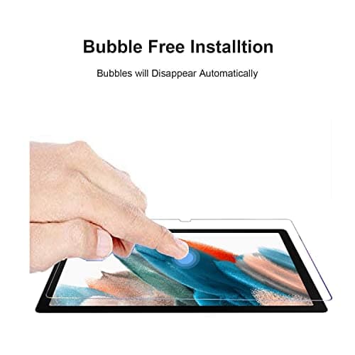 Robustrion [Anti-Scratch & [Smudge Proof] [Bubble Free] Premium Tempered Glass Screen Protector Guard for Samsung Galaxy Tab A8 10.5 inch [SM-X200/X205/X207] 2022