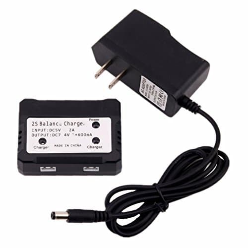 Reikirc 1pcs 7.4V charger for mjx B3 Bugs 3 Force1 F100,Contixo F17 B2C B2W B2 Bugs 2w Bugs 2 rc drone space parts