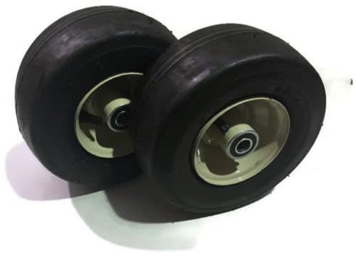 Set of 2 New Deck Caster Wheels and Tires for Some Grasshopper Mower Deck 9x3.50x4 603971 403800