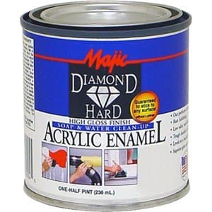 Majic Paints 8-1505-4 Diamond Hard Acrylic Enamel High Gloss Paint, Half Pint/8-Ounce, Safety Blue