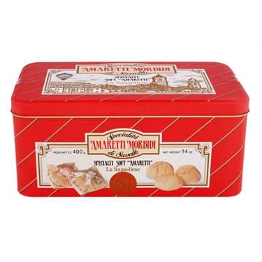 Il Sassellese Soft Amaretti Cookies - 14 oz tin