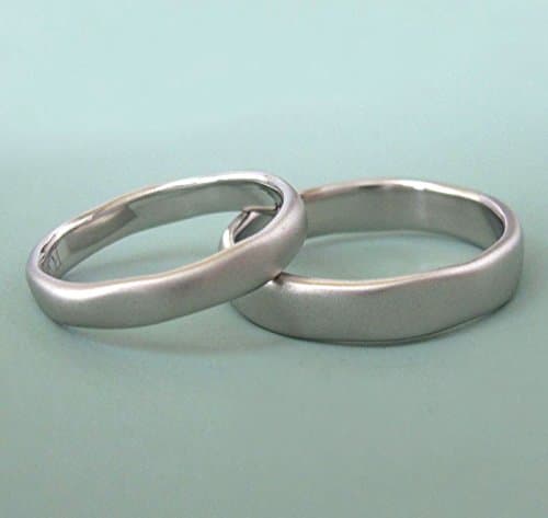Palladium 950 River Wedding Band - Matte or Polished Finish - Choose a Width