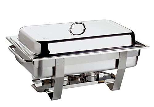 Chafing Dish GN 1/1 and 3 x GN 1/3 9 L Stainless Steel with Food Warmer Warming Device