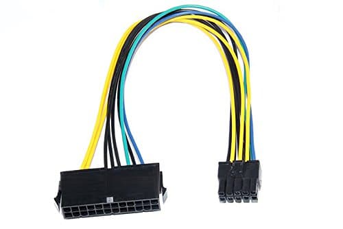 24 Pin to 10 Pin Power Supply ATX PSU Adapter Cable for Computer PC Motherboard