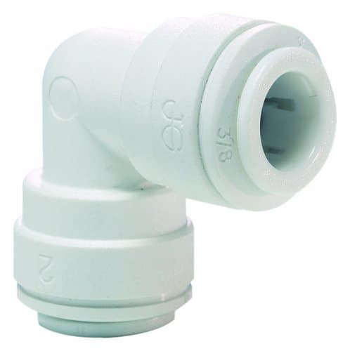 Ideal H2O JG Quick Connect Fitting - Elbow - 3/8 in - White (10/Bag)