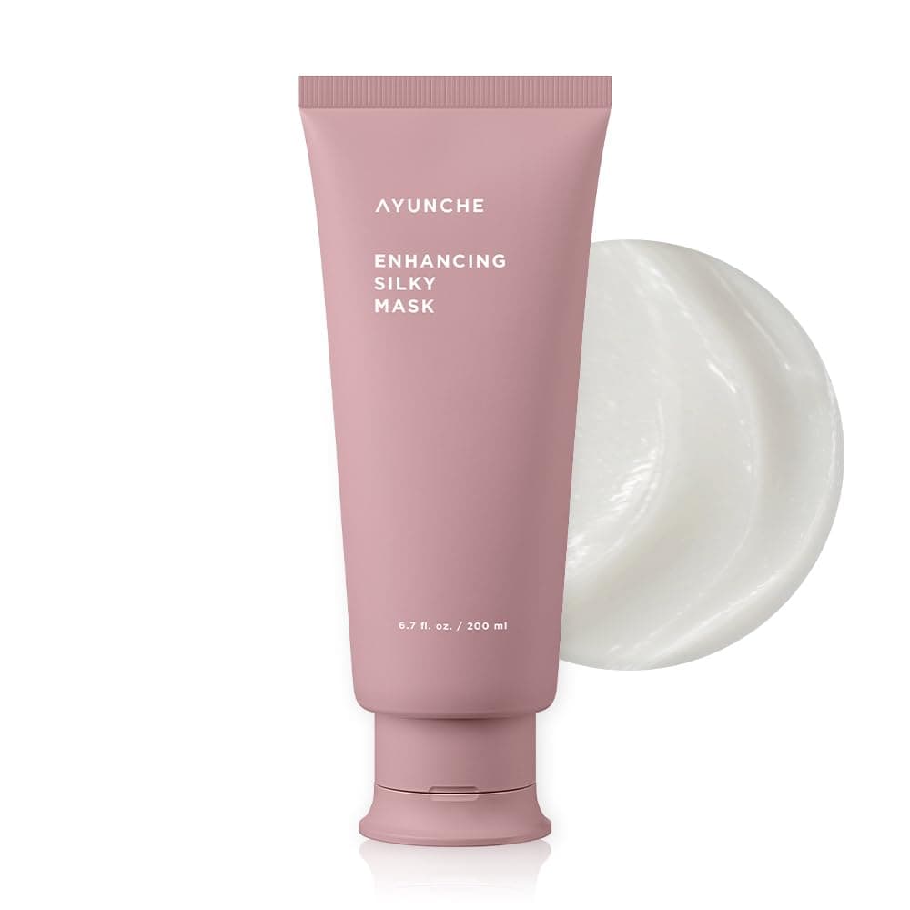 Enhancing Silky Hair Mask 6.7 fl. oz. (200ml) [For Dyed & Damaged Hair] | Nourishing & Smoothing Deep Conditioner with Camellia Oil | Korean Salon Brand