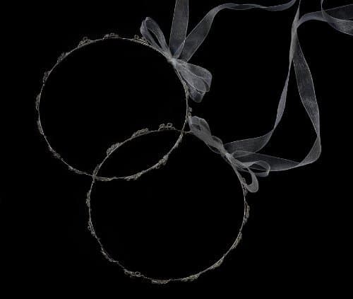 Stefana Silver Greek Wedding Bridal Tiara Headband