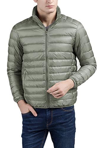 Cheering Men's Packable Down Jacket Winter Coat