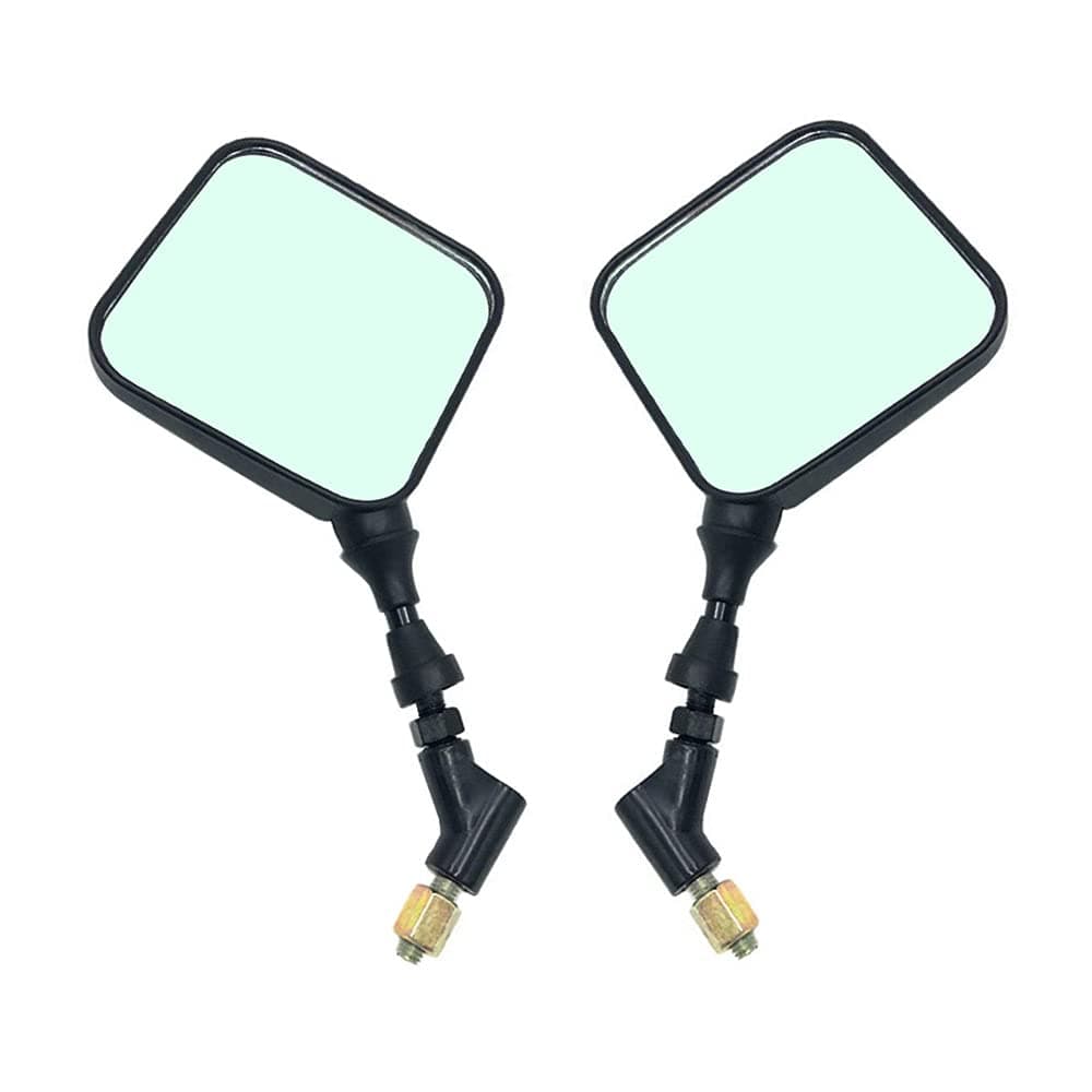 Earlyred Dual Sport Motorcycle Rear View Mirror Rearview Side Mirrors Compatible with Suzuki DRZ400 DR650 DR650S DR 650 500 400 370 350 250 200 125 100 50 DRZ 400 Moto Accessories 10MM