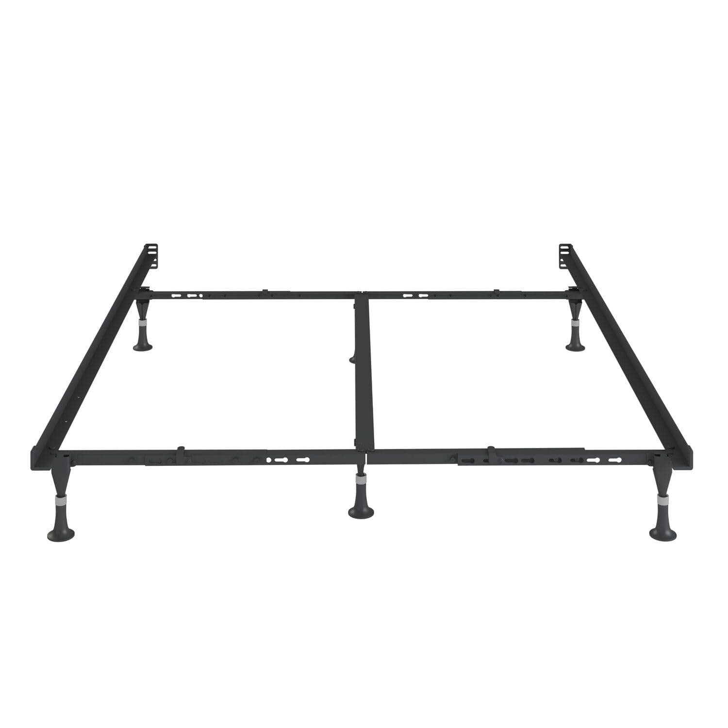 Premium Lev-R-Lock Bed Frame Twin/Full/Queen/Cal King/E. King with 6 Glides