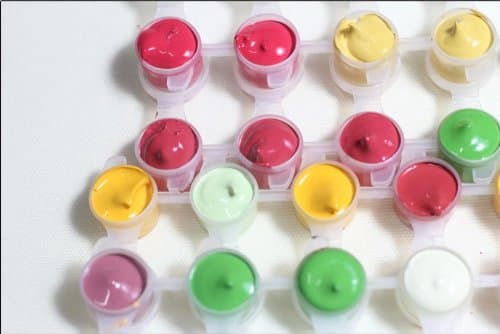 Colour Talk DIY Oil Painting, Paint by Number Kits for Kids - Baby Panda 8"x8" (Framed Canvas)