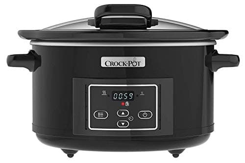CP 4.7 Liter Digital Slow Cooker with Hinged Lid and Programmable Countdown Timer - 220 Volt - (Will not Work in USA)