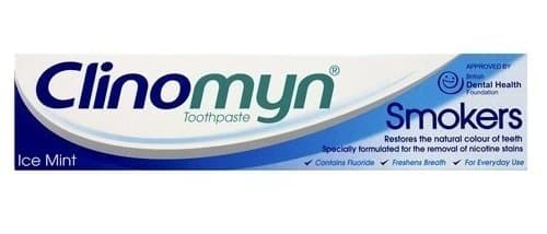 Clinomyn Anti-Stain Flouride Toothpaste for Smokers - by Clinomyn