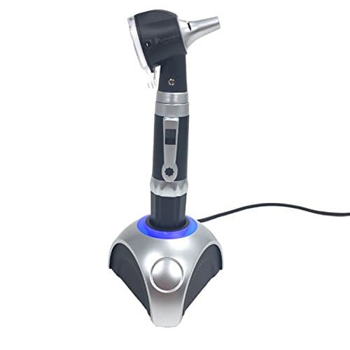 11-129 Rechargeable Fiber Optic LED Otoscope Diagnostic Set