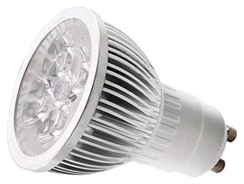 110V 4W Dimmable GU10 LED Bulb - 6000K Daylight Spotlight - 50Watt Equivalent - 330 Lumen 45 Degree Beam Angle