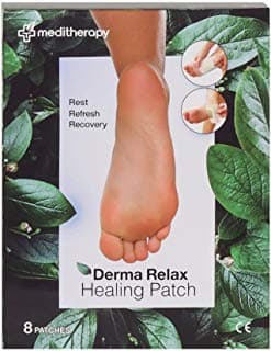Meditherapy Derma Relax Healing Patch, Excellent Cooling Effect and Long-lasting Freshness for Relieving Fatigue (8pcs)