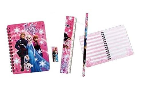 Frozen Heart Elsa & Friends 4 pieces stationery set