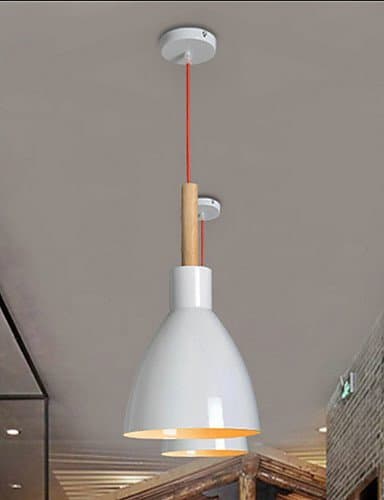 DXZMBDM Country LED Painting Metal Pendant Lights Bedroom / Dining Room / Study Room/Office / Game Room / Hallway , 220-240v-white