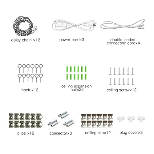 SZHLUX 6 Pack LED Shop Light 4FT, 60W 8700LM Linkable Utility Garage Lights, 5000K Daylight White, Super Bright Ceiling or Under Cabinet Lighting, Hanging or Flush Mount Fixtures