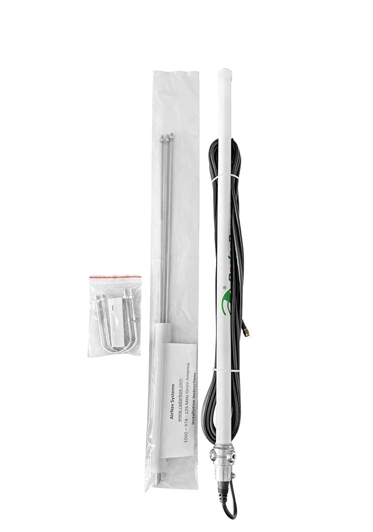 AirNav ADS-B, UAT and VHF Airband Outdoor Antenna with SMA Connector