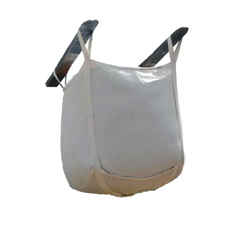 heavy duty 2 Ton Fibc Ton Bag with Spout Bottom, size 39”L X 39" W X 47" H, 4400 lbs SWL FIBC Bulk Bag for grain, sand construction and chemical productions. forklift bags (1pc)