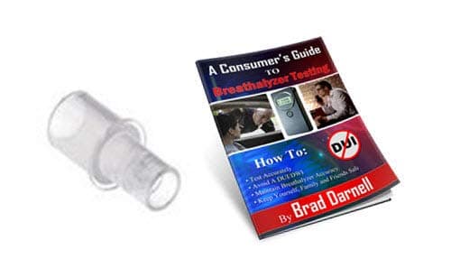 AlcoMate Breathalyzer Mouthpieces - Pack of 1,000