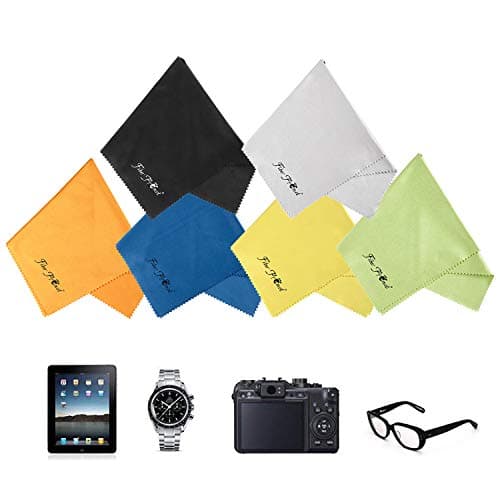 6 Pack Large Reuseable Microfiber Cleaning Cloths Suppliers for Electronics,Phone,Screen,Camera,Glasses, Lens,Square,Eyeglasses,Wipes,Optical,Computer,Laptop and TV Set Cleaner