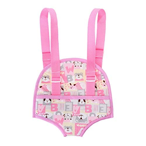 JZ DOLLS Baby Doll Carrier for Kids Children Toddler, Storage Bag Backpack Portable Bag for 12-13-14-15-16'' Doll Soft Front Carrier with Straps (Dog)