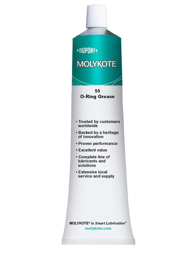 - DOW CORNING MOLYKOTE 55 O-Ring Silicone Grease Lubricant Lube 5.3 oz Tube