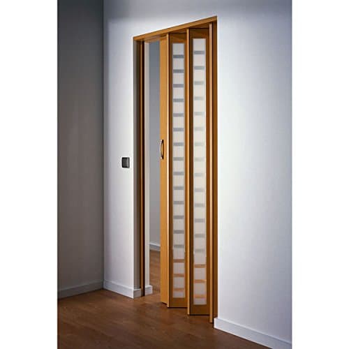 Homestyle Metro Beech with Frosted Squares Folding Door