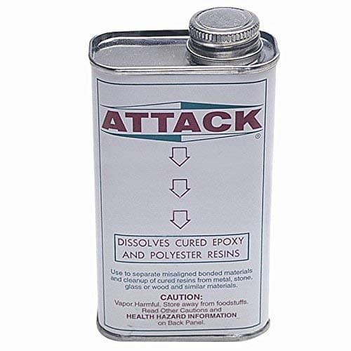 Attack Epoxy Resin Glue Remover Adhesive Disolves Cleaner Liquid Solvent Can