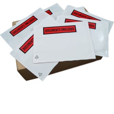 1000 x A5 Printed Document Enclosed Wallets Envelopes Slips 225x165mm