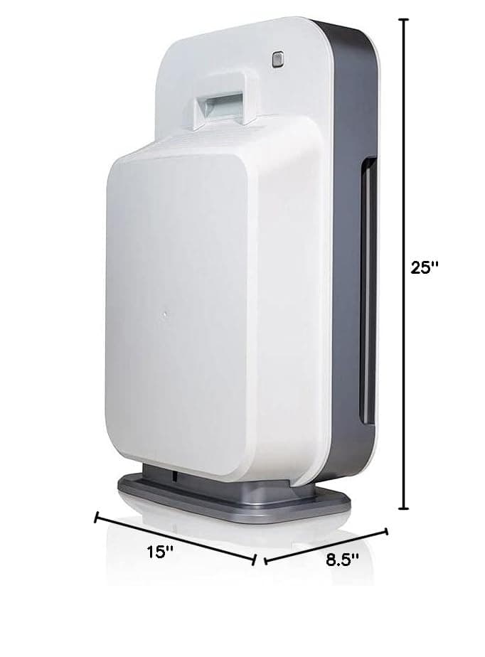 Alen 45i Air Purifier, Quiet Air Flow for Large Rooms, 800 SqFt, Air Cleaner for Allergens, Dust, Mold, Pet Odors with Long Filter Life