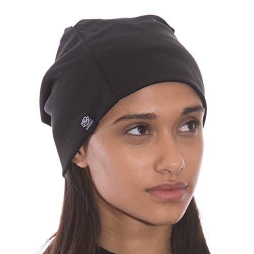 Shinobu Sports INVISTA COOLMAX Quick Drying Hat & Helmet Skull Cap (Knit Cap Type) BLACK SR-020