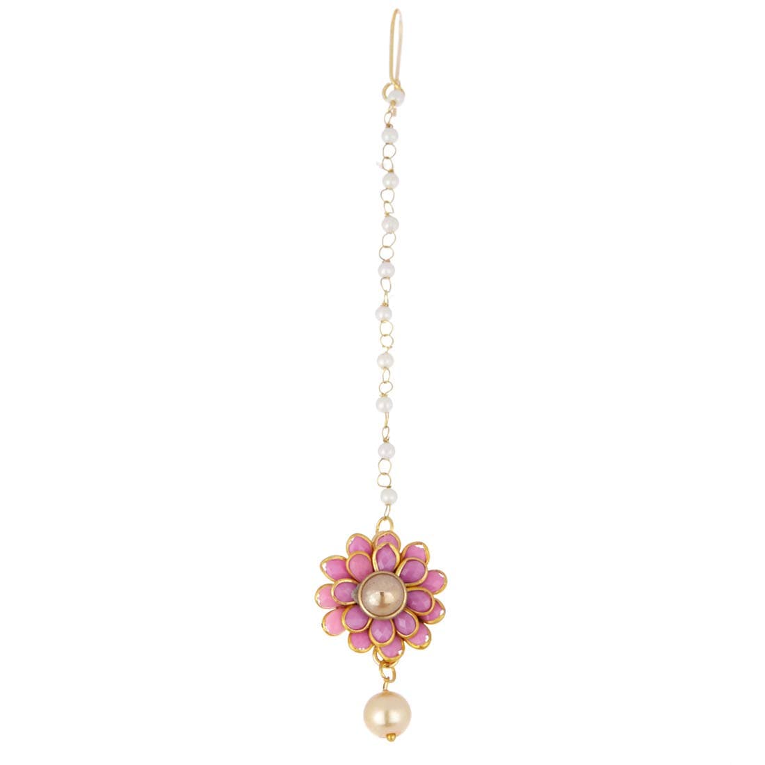 ZENEMEJewellery Flower Style Exclusive Cute Gold Plated Maang Tikka