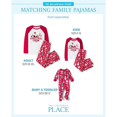 The Children's Place Baby and Family Matching Fleece Holiday Pajama Set
