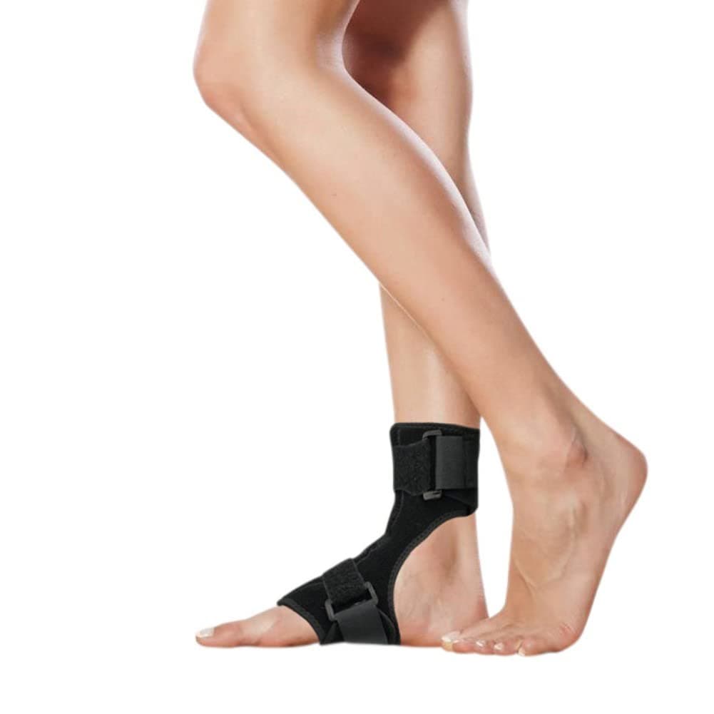 Foot Orthosis Corrective Foot Drop Orthotic Brace Splint Supports Foot Brace, Adjustable Elasticated Ankle Foot Drop Splint Orthosis Support Correction Brace, Ankle Foot Orthosis for Foot Drop Yiitay