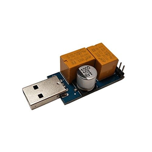 Zhuhaimei USB Card/Miner/Automatic Screen Restart Dead Blue/Mining/Bitcoins (Colour: Blue, Size: without Battery)