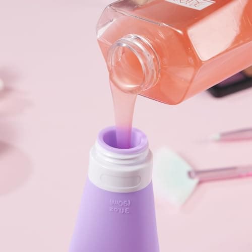 INSFIT Portable Travel Bottles, TSA Approved Leak Proof Containers for Toiletries, BPA Free Refillable Accessories for Shampoo, Body Wash, Liquids (4 Pack)