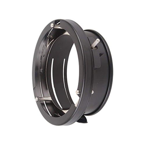 YUOCU 98mm Universal Mount to Bowens Mounts Speedring Adapter Compatible Godox,Neewer Studio Flash Strobe